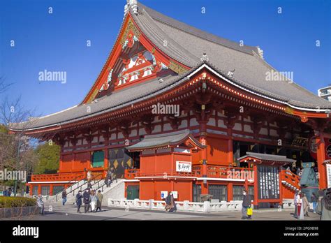 Japan Tokyo Asakusa Sensoji Temple Stock Photo Alamy