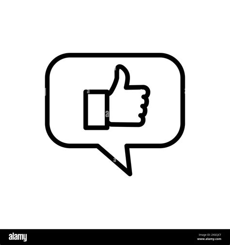 Thumb Up Thumb Down Icon Vector Design Template In White Background