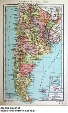 Colección de mapas históricos pertenecientes al período 1930 1955 Educ ar