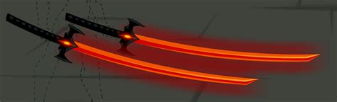 Dual Fiends Blademaster Katanas Aqw