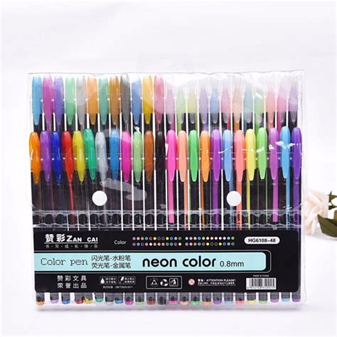 Canetas De Gel Ou Recargas De Gel Rollerball Pastel Neon Glitter Caneta