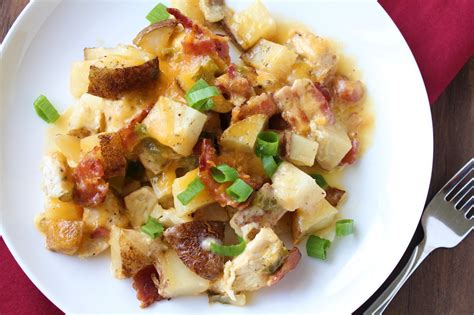 Loaded Baked Potato And Chicken Casserole Delicious As It Looks