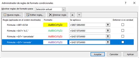 Como Aplicar Formato Condicional Avanzado En Excel