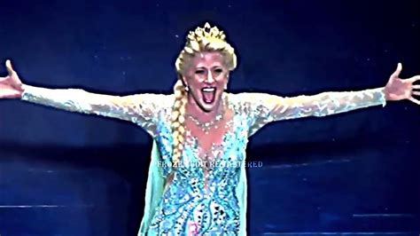 Frozen The Broadway Let It Go Caissie Levy No Backing Vocal Version Youtube