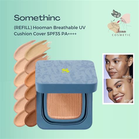 Jual SOMETHINC HOOMAN Breathable UV Cushion Cover SPF 35 PA