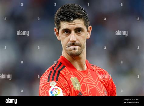 Madrid Spain 13th May 2023 Thibaut Courtois Of Real Madrid CF