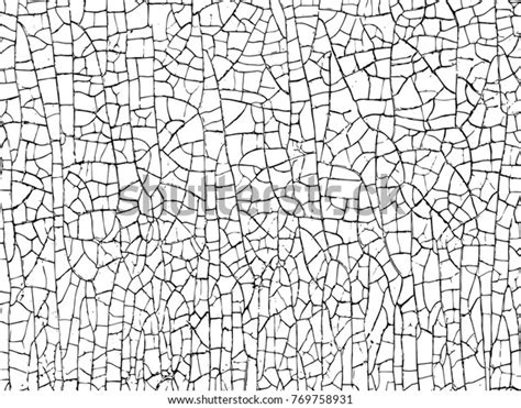 Puzzle Cracks Texture White Black Vector เวกเตอรสตอก ปลอดคา