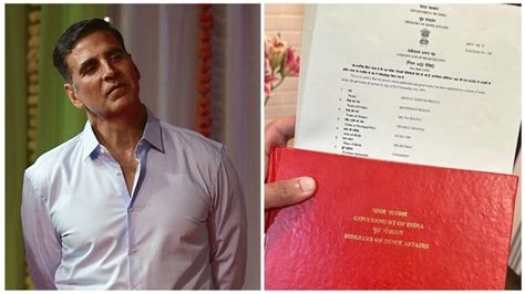 Akshay Kumar Gets Indian Citizenship Shares Proof On Twitter Dil Aur