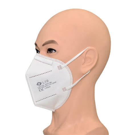 White List Factory CE Certified FFP2 FFP3 KN95 Respirator Disposable