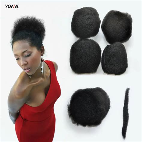 Yotchoi 4pcslot Tight Afro Kinky Bulk Hair 100 Human Hair For