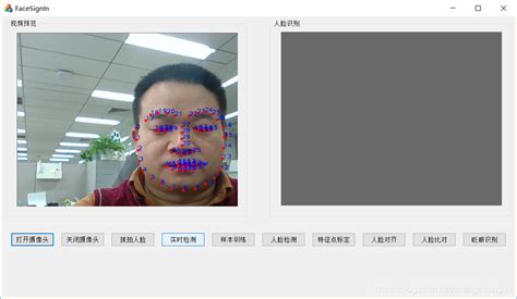 人脸识别完整项目实战（16）：实时人脸特征点标定程序设计虚拟人面部识别标记点数 Csdn博客