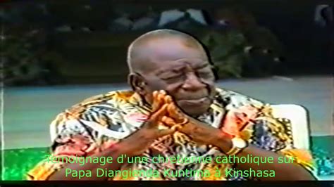 Message de Papa Diangienda Kuntima du 19 Jan 1992 à Kinshasa YouTube