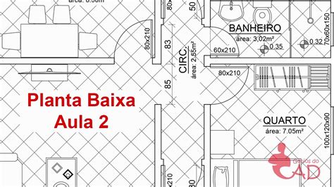 Aula 2 Desenho Das Paredes Parte 2 Planta Baixa No AutoCAD YouTube