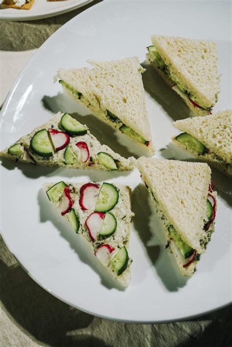 Tzatziki Tea Sandwiches Gotham Greens