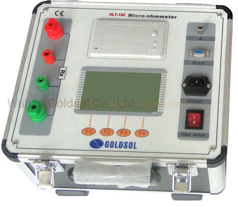 High Precision Micro Ohmmeter Low Contact Resistance Meters 100A