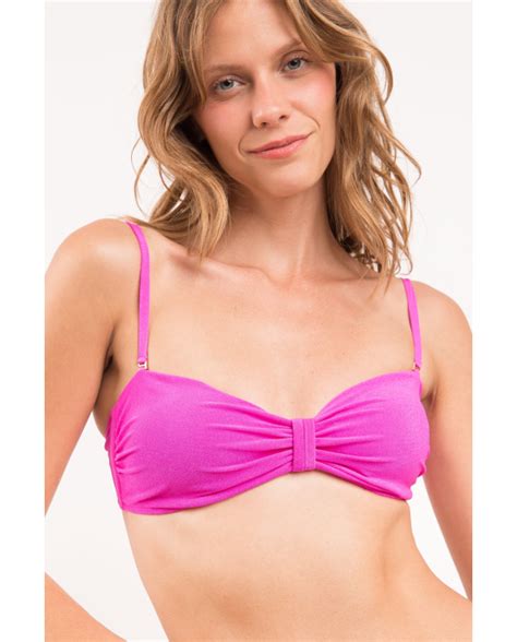 Bikini Tops Top Malibu Rosa Bandeau Duo Brand Rio De Sol