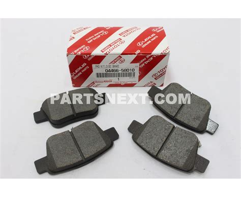 Toyota 04466 58010 PAD KIT DISC BRAKE REAR