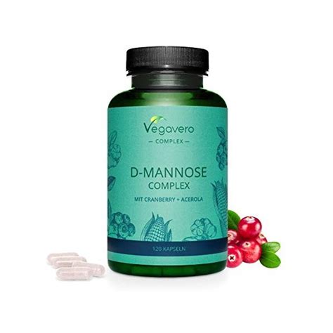 D Mannose Complex Vegavero Naturel Avec Canneberge Et Vit