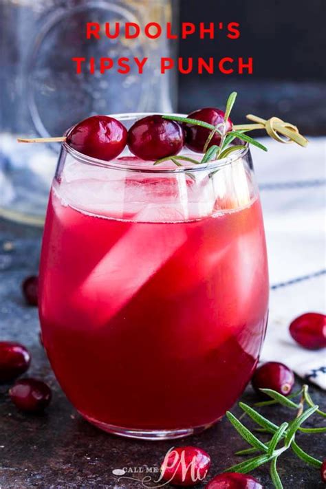 Rudolphs Tipsy Punch Is A Festive Holiday Vodka Drink This Christmas