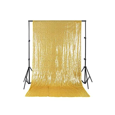 Buy Gold Curtain Backdrop 4ftx8ft Sequin Sequence Backdrop Fabric