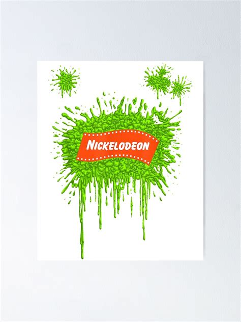 "Nickelodeon Slime Splat Logo" Poster for Sale by resourceinterna ...