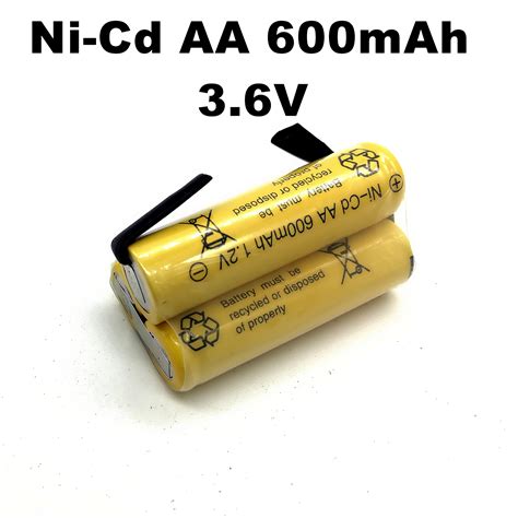 Diy Ni Cd Aa 600mah 12v 36v Rechargeable Battery Vvnhhgb Thaipick