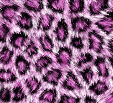 Pink Leopard Print Digital Paper Seamless Background Texture Etsy