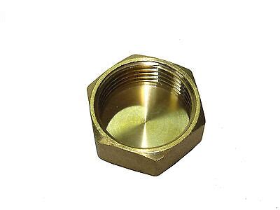 Inch Bsp Brass Blanking Cap Blank Nut Ebay