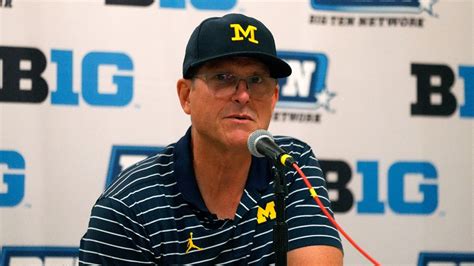 Jim Harbaugh Press Conference Michigan Vs Ohio State Week Tv