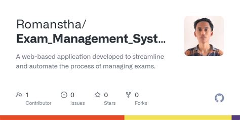 github romansthaexammanagementsystem  web based application