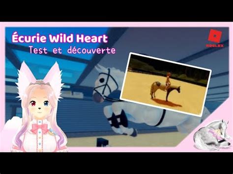 Un Jeu De Chevaux Roblox Ecurie Wild Heart YouTube