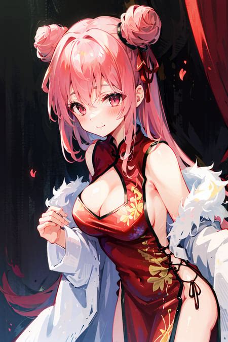 AI Art LoRA Model La Galissonniere Azur Lane China dress 拉加利索尼埃 旗袍