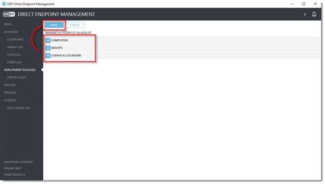 Blacklist Computers Groups Clients And Locations From Automatic