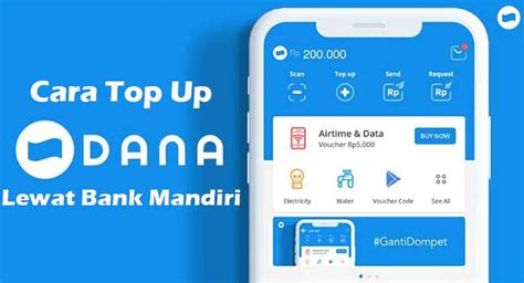 23 Cara Top Up DANA Lewat Bank Mandiri Terlengkap 2024 Cekbon