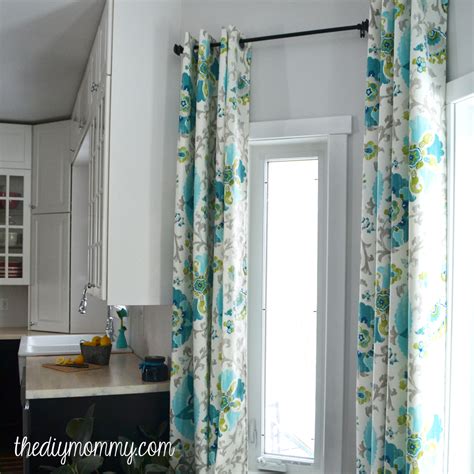 Sew Grommet Topped Drapes | The DIY Mommy