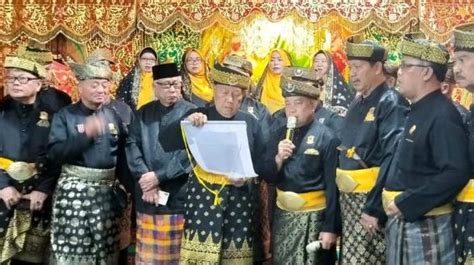 Maklumat Lembaga Adat Melayu Kepri Tolak Relokasi Rempang Dan Galang