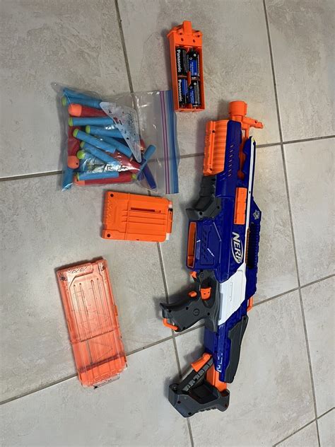 Nerf Rapidstrike Cs 18 Blaster With Extras Ebay