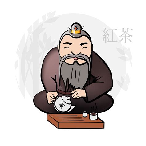 Tea Ceremony Tea Master Illustration Of Black Tea On Behance