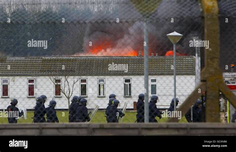 Inmates riot at HMP Ford Stock Photo - Alamy