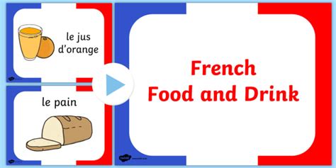 French Food Powerpoint Teaching Resources Languages