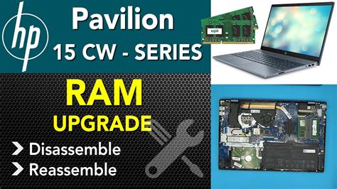 How To Upgrade RAM On Hp Pavilion 15 Cw Series YouTube