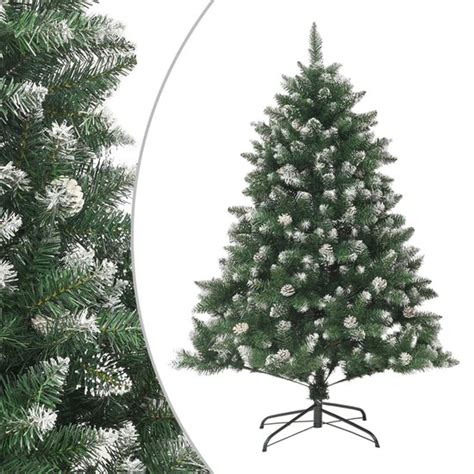 VidaXL Kunstkerstboom Met Standaard 120 Cm PVC Bol