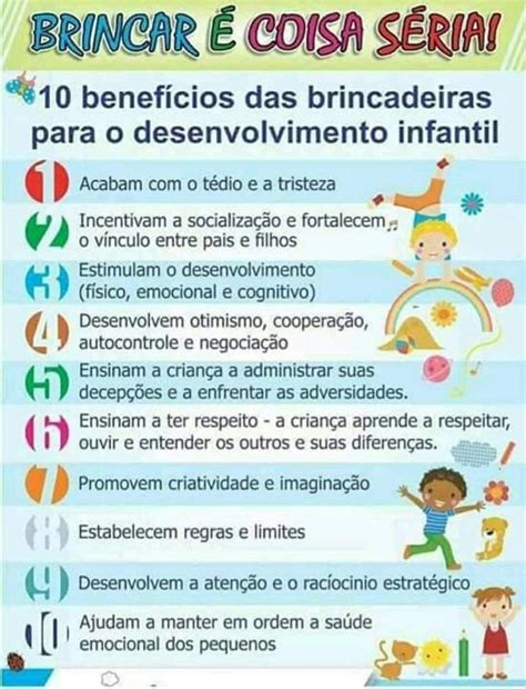 10 Benefícios Das Brincadeiras Fisioterapia Pediátrica Objetivos Da Educação Infantil Frases