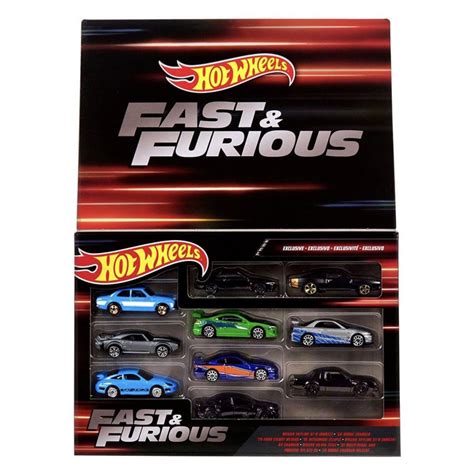 Hot Wheels Velozes E Furiosos Conjunto Puka Caixas De Presente