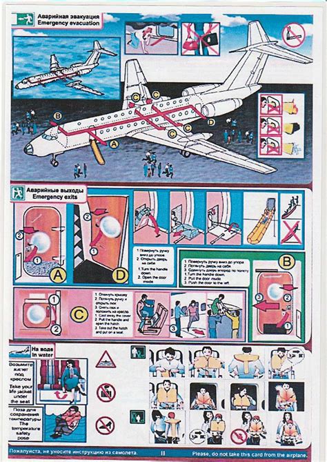 KLM Safety Cards The Airchive 2 0