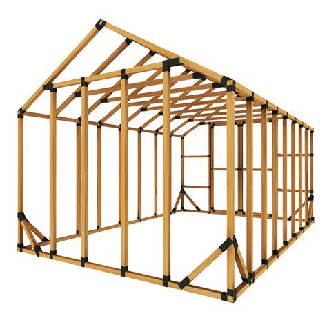 10x20 Standard Storage Shed Kit E Z Frame Structures