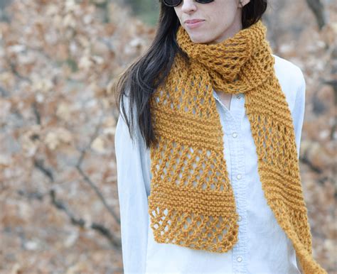 Knitting Patterns Scarf Beginners