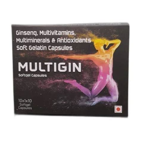 Multigin Softgel Capsules 10110 Caps Cureka Online Health Care