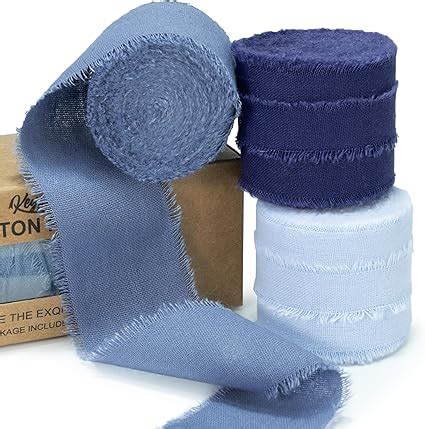 Amazon Keypan Blue Ribbon X Yards Handmade Cotton Frayed