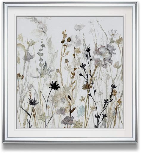 Amazon Wildflower Mist Ii Contemporary Artwork Flower Art Framed